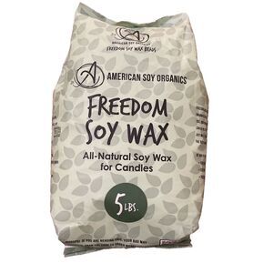 American Soy Organics Freedom Soy Wax Beads 5 lb Bag Candle Making Wax